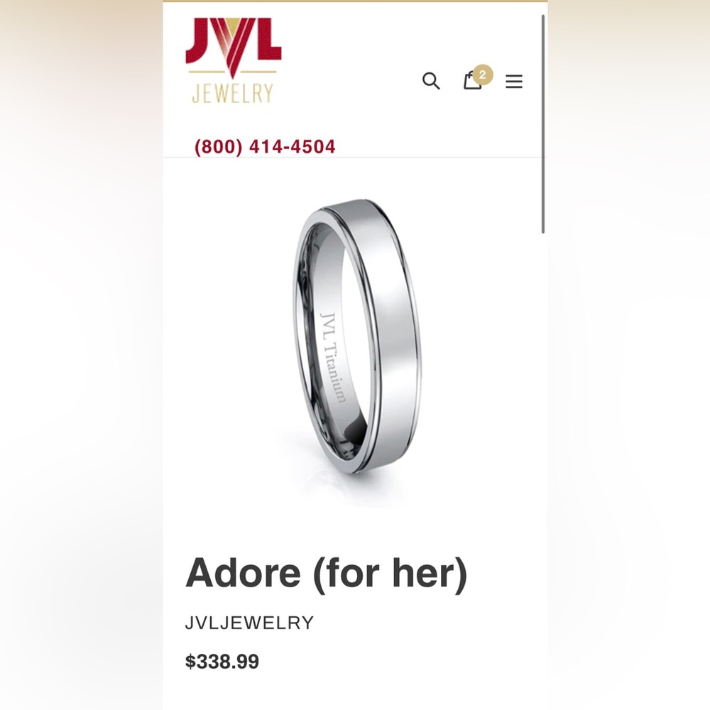 Men and Womens matching wedding band set!